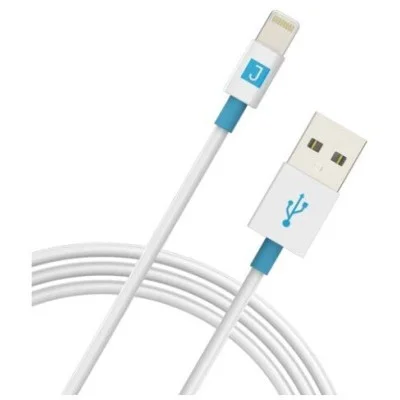 Juku Charge And Sync Cable With Lightning Connector (1.2M, 2.4A) - White